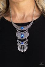 Cargar imagen en el visor de la galería, Lunar Enchantment - Blue Necklace Set