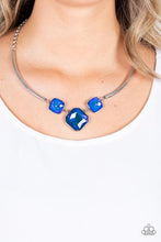 Cargar imagen en el visor de la galería, Divine Iridescence - Blue Necklace Set
