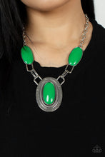 Cargar imagen en el visor de la galería, Count to TENACIOUS - Green Necklace Set