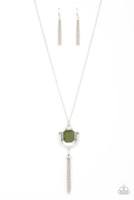 Cargar imagen en el visor de la galería, Funky Fringe - Green Necklace Set