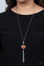 Cargar imagen en el visor de la galería, Lavishly Lucid - Orange Necklace Set