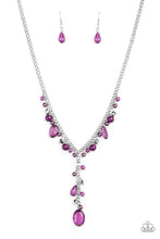 Cargar imagen en el visor de la galería, Crystal Couture - Purple Necklace Set