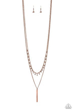 Cargar imagen en el visor de la galería, Keep Your Eye On The Pendulum - Copper Necklace Set
