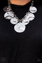 Load image into Gallery viewer, Barely Scratched the Surface - Silver Necklace Set
