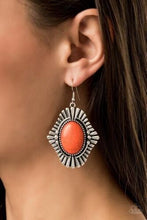 Load image into Gallery viewer, Easy As Pioneer - Orange Earrings
