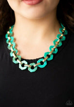 Carregar imagem no visualizador da galeria, Fashionista Fever - Blue and Gold Necklace Set

