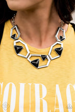 Cargar imagen en el visor de la galería, Geo-ing, Geo-ing, Gone - Black Necklace Set
