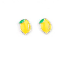 Load image into Gallery viewer, Starlet Shimmer - Fruit Earrings - $1 per pair
