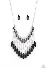 Cargar imagen en el visor de la galería, Venturous Vibes - Black Necklace Set
