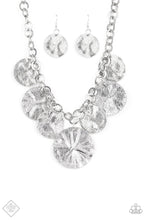 Load image into Gallery viewer, Barely Scratched the Surface - Silver Necklace Set
