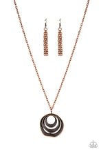 Load image into Gallery viewer, Breaking Pattern - Copper Necklace Set
