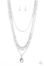 Charger l&#39;image dans la galerie, Pearl Pageant - Silver Lanyard Necklace Set
