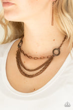 Cargar imagen en el visor de la galería, Chains Of Command - Copper Necklace Set

