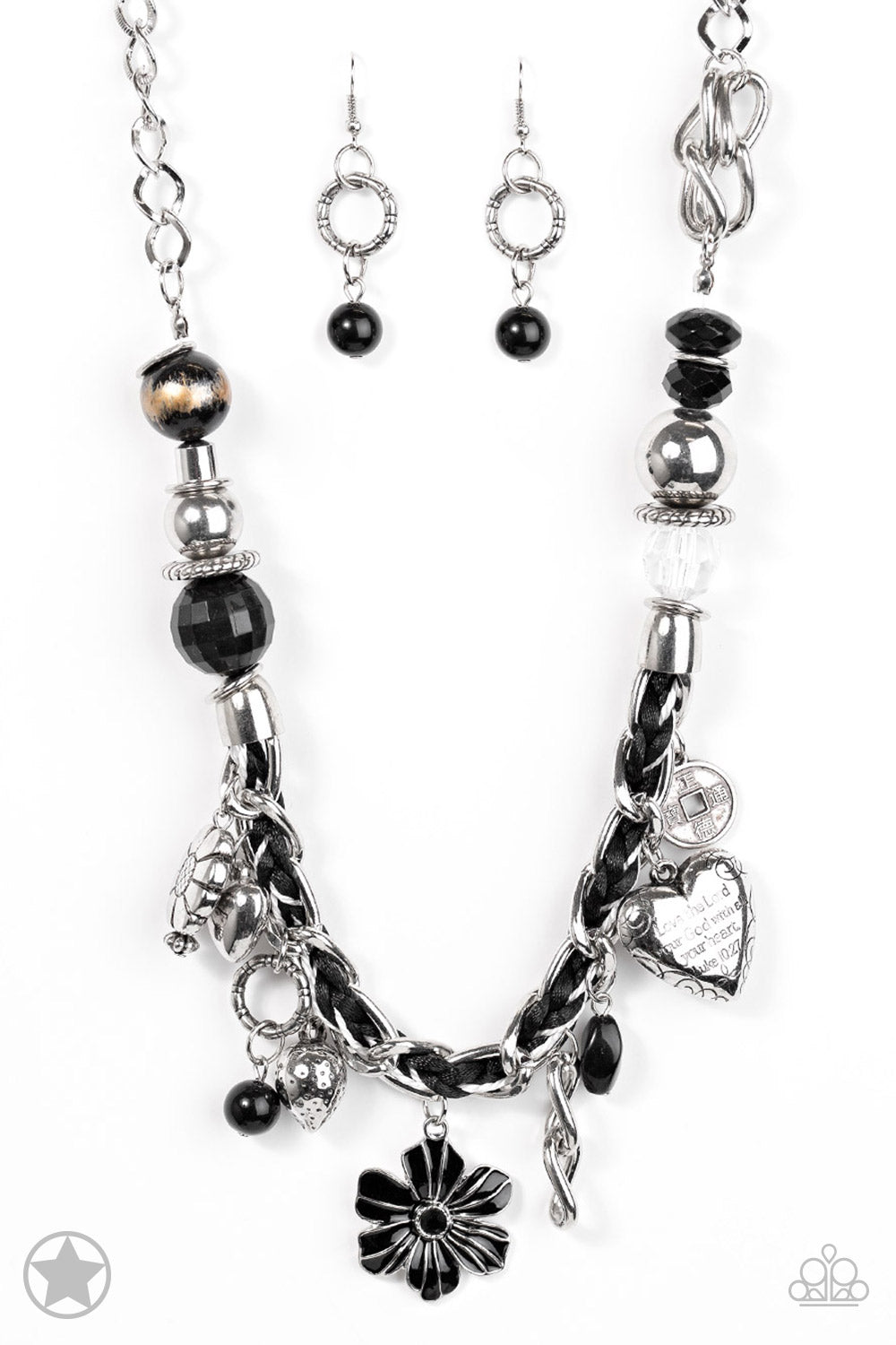 Charmed, I Am Sure - Black Necklace Set