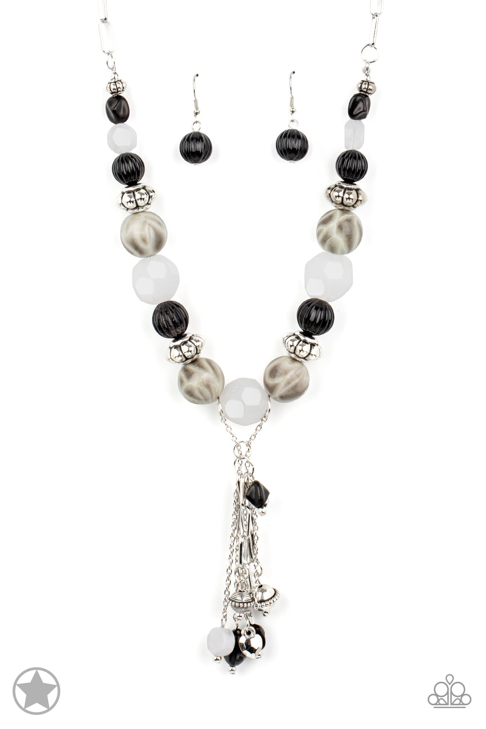 Break A Leg! - Black Necklace Set