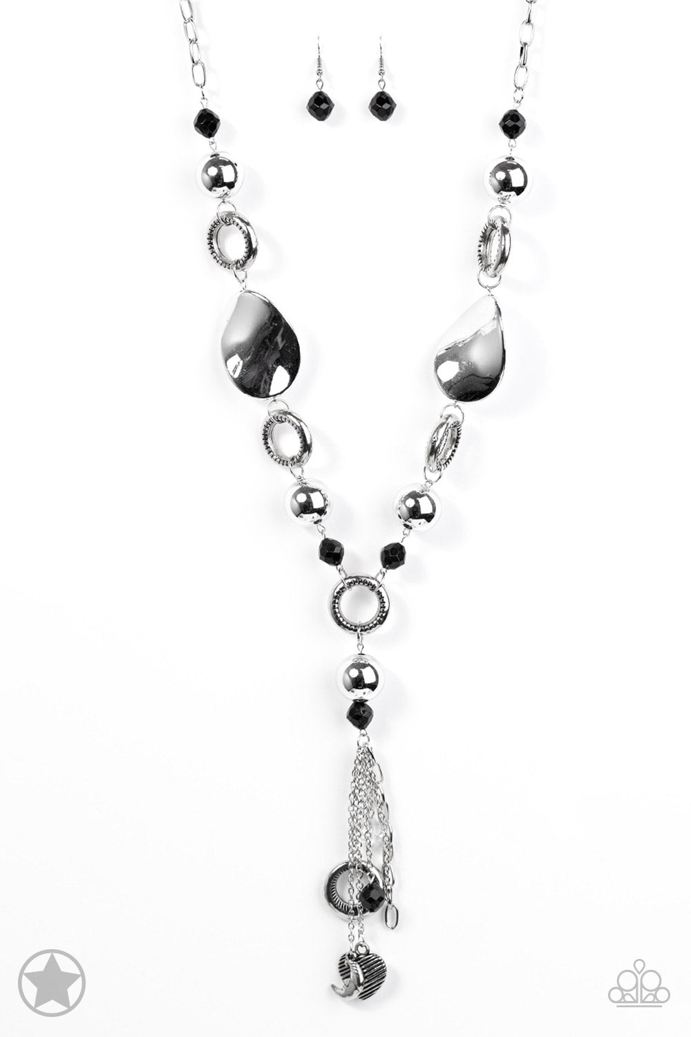 Total Eclipse Of the Heart - Black  Necklace Set