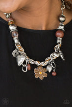 Load image into Gallery viewer, Charmed, I Am Sure - Brown Necklace Set
