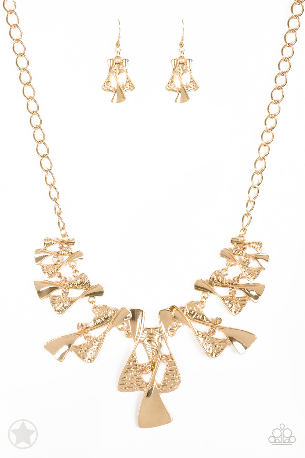 The Sands of Time - Gold Necklace Set