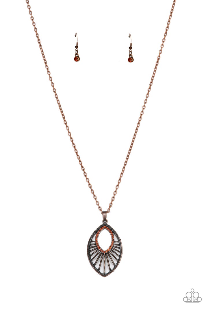 Court Couture - Copper Necklace Set