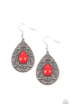 Carregar imagem no visualizador da galeria, Fanciful Droplets - Red Earrings
