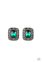 Cargar imagen en el visor de la galería, Young Money - Green Post Earrings
