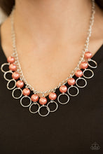 Cargar imagen en el visor de la galería, Run The Show - Orange Necklace Set
