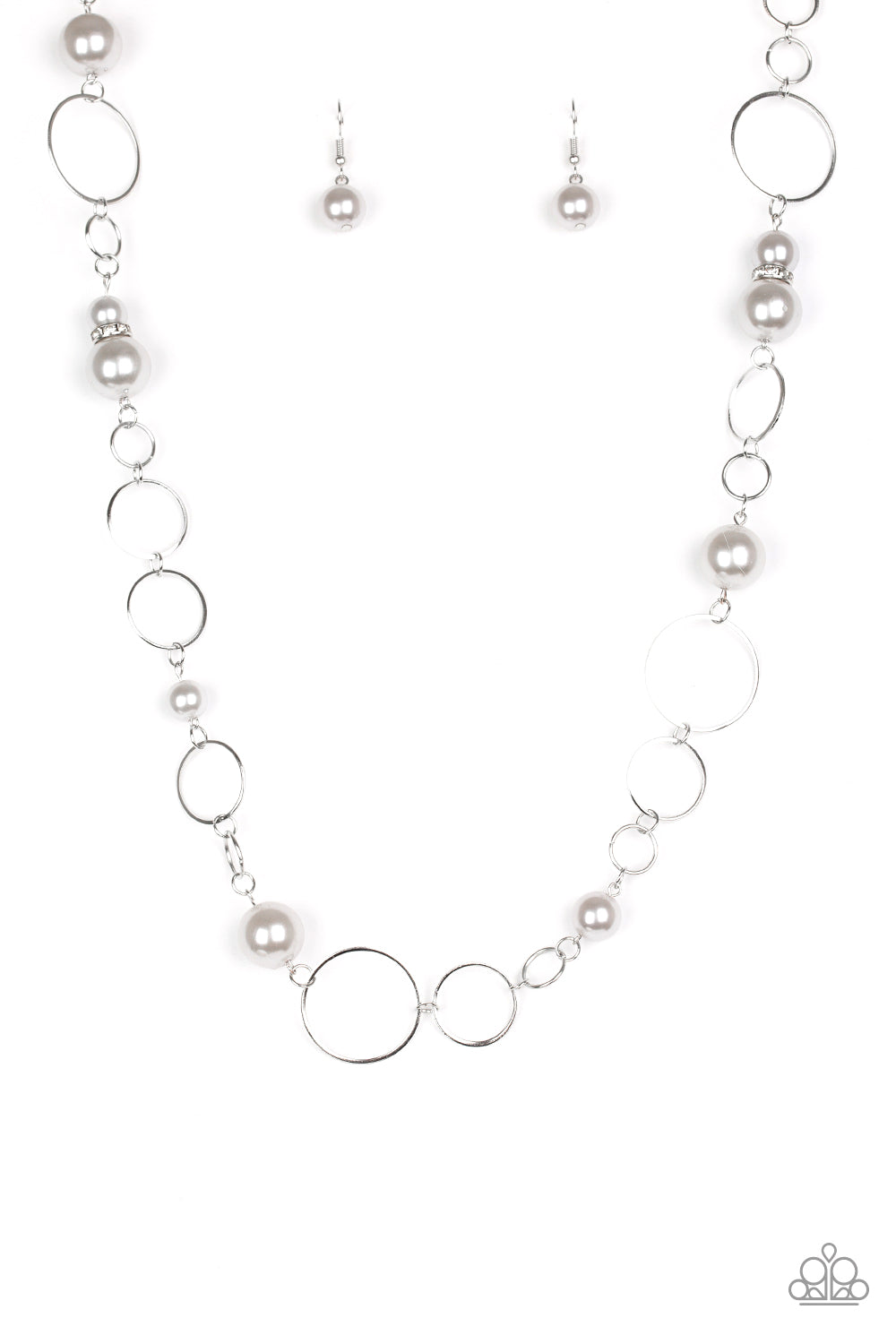 Lovely Lady Luck - Silver Necklace Set