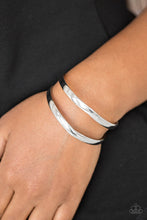 Load image into Gallery viewer, Palm Trees and Pyramids - Silver Bracelet
