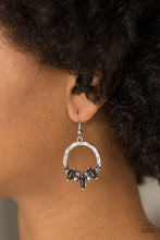 Load image into Gallery viewer, On The Uptrend - Black Earrings
