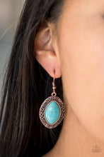 Carregar imagem no visualizador da galeria, Aztec Horizons - Copper Earrings
