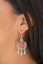 Load image into Gallery viewer, Open Pastures - Orange Earrings
