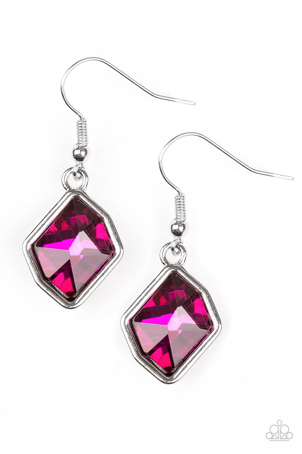 Glow It Up - Pink Earrings