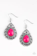 Load image into Gallery viewer, Flirty Finesse - Pink Earrings
