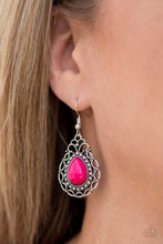 Load image into Gallery viewer, Flirty Finesse - Pink Earrings
