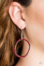 Load image into Gallery viewer, Stoppin Traffic - Red Earrings
