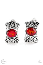 Load image into Gallery viewer, Glamorously Grand Duchess - Red Earrings
