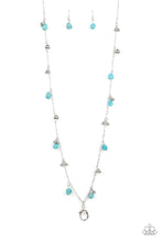 Load image into Gallery viewer, Both Feet On The Ground - Blue Lanyard Necklace Set
