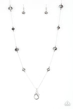 Load image into Gallery viewer, Champagne On The Rocks - Silver Lanyard Necklace Set
