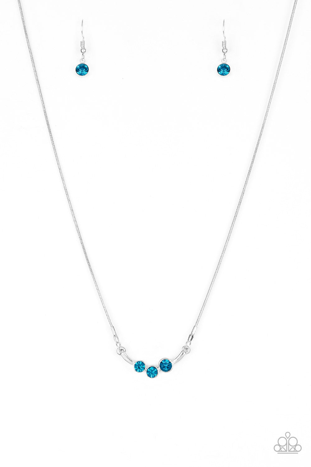 Sparkling Stargazer - Blue Necklace Set