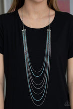 Load image into Gallery viewer, Radical Rainbows - Blue Necklace Set
