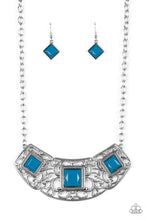 Load image into Gallery viewer, Feeling Inde-PENDANT - Blue Necklace Set
