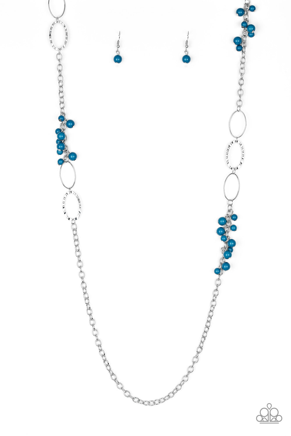 Flirty Foxtrot - Blue Necklace Set