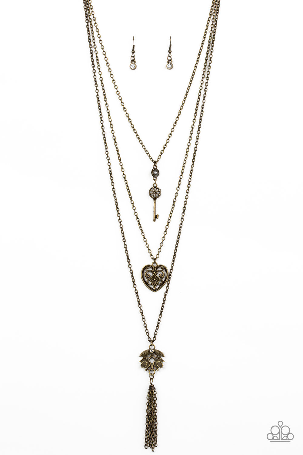 Love Opens All Doors - Brass Necklace Set