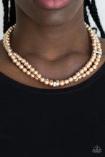 Load image into Gallery viewer, Put On Your Party Dress - Brown Necklace Set
