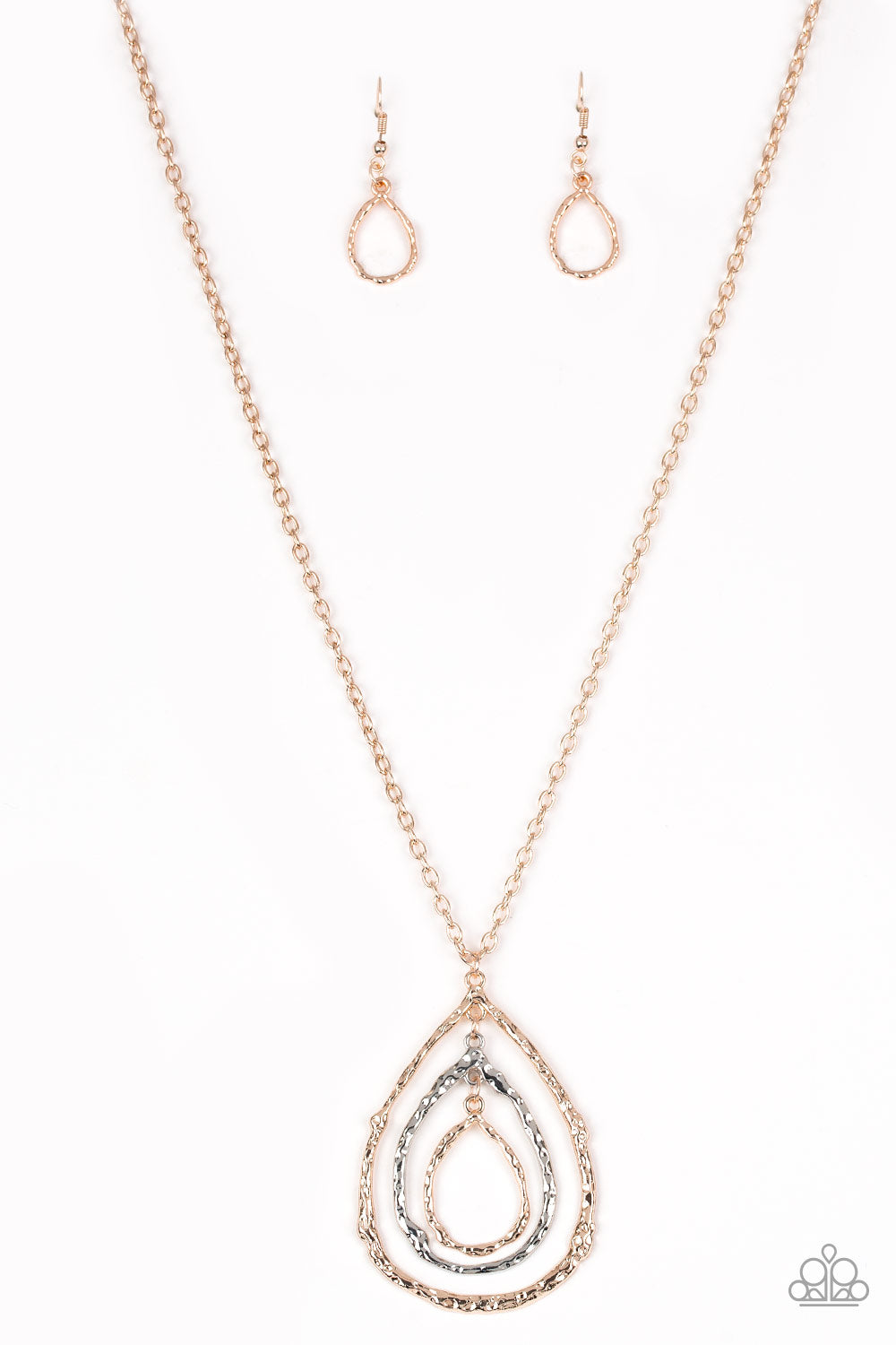 Going For Grit - Rose Gold Necklace Set