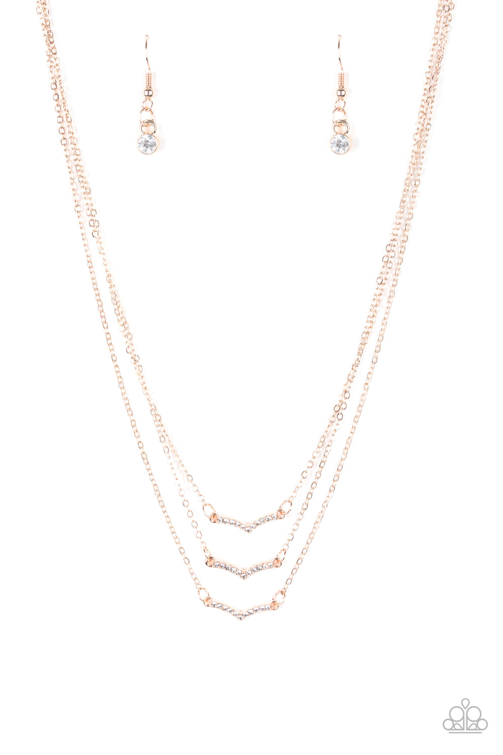 Pretty Petite - Rose Gold Necklace Set