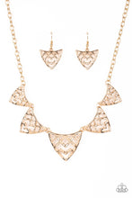 Load image into Gallery viewer, Welcome To The Lions Den - Gold Necklace Set
