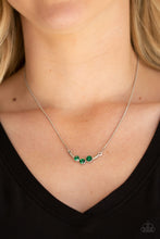Cargar imagen en el visor de la galería, Sparkling Stargazer - Green Necklace Set
