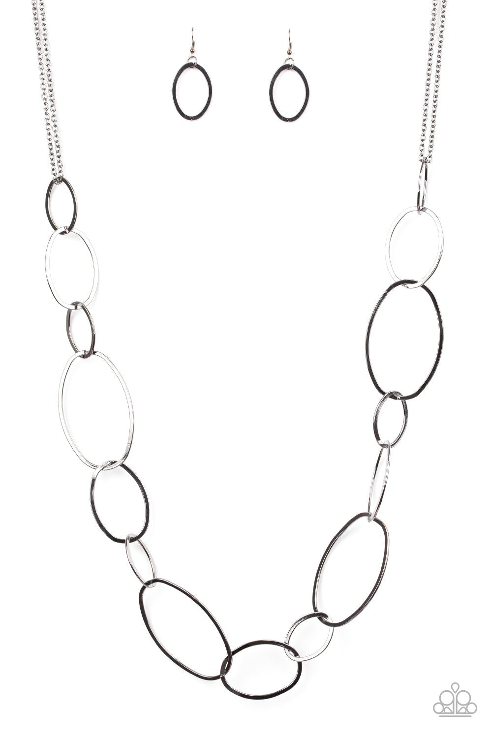 City Circuit - Black Necklace Set
