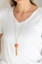 Load image into Gallery viewer, Belle of the BALLROOM - Orange Necklace Set
